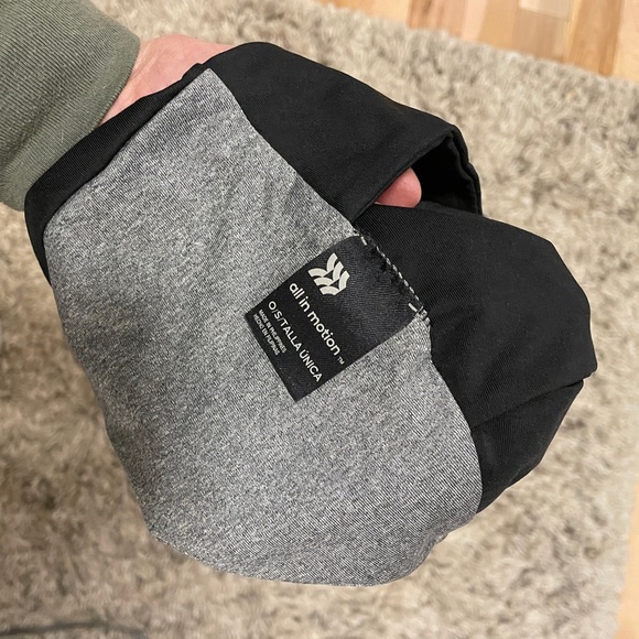 Black All in Motion Running Hat with High and Low Ponytail Openings - Picture 3 of 4